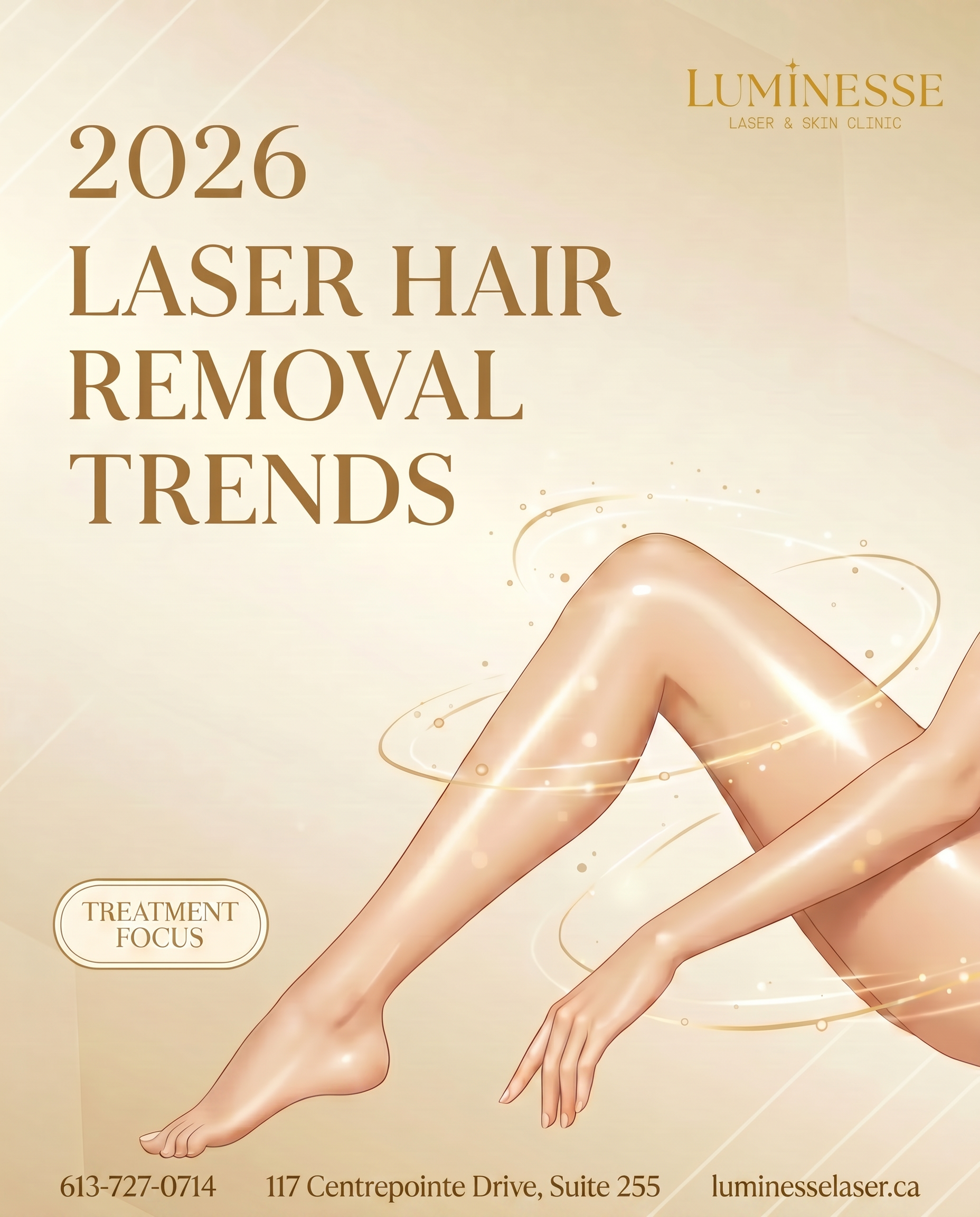 Laser Hair removal trends 2026 laser hair removal trends for Luminesse Laser & Skin Clinic