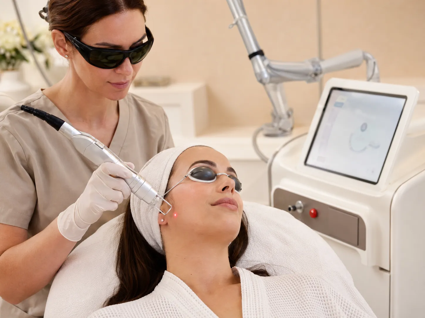 PicoWay laser resurfacing treatment for skin texture and tone